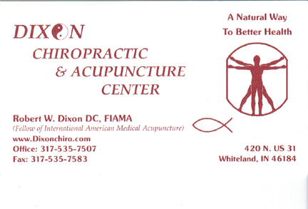 bob Dixon Chiropractor